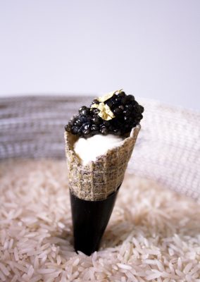 Le cornet au caviar